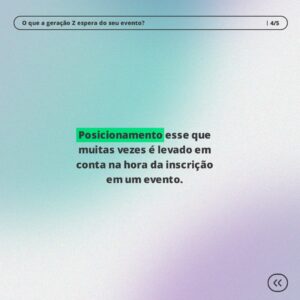 Conheça outras dicas para o seu evento através do link da bio.Não se pode negar que a geração Z (4)